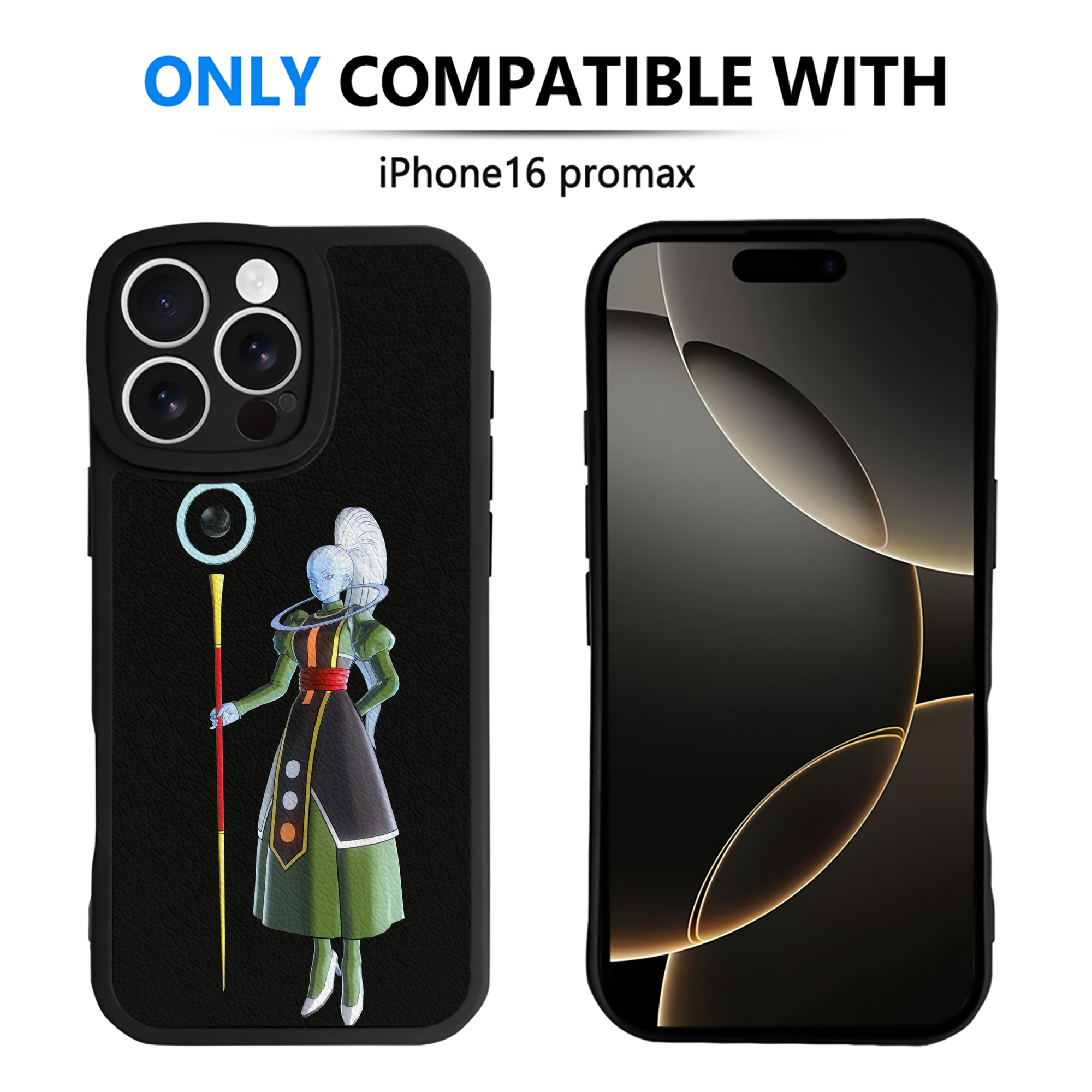 （画像用） ドラゴンボール DRAGON BALL 【iPhone 16シリーズ対応】シリコンスマホケース（レザー調） 材質：シリコン